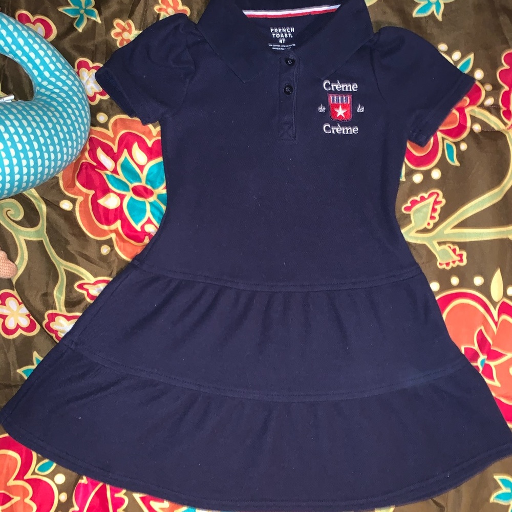 Creme De La Creme Uniform Tennis Style Dress.